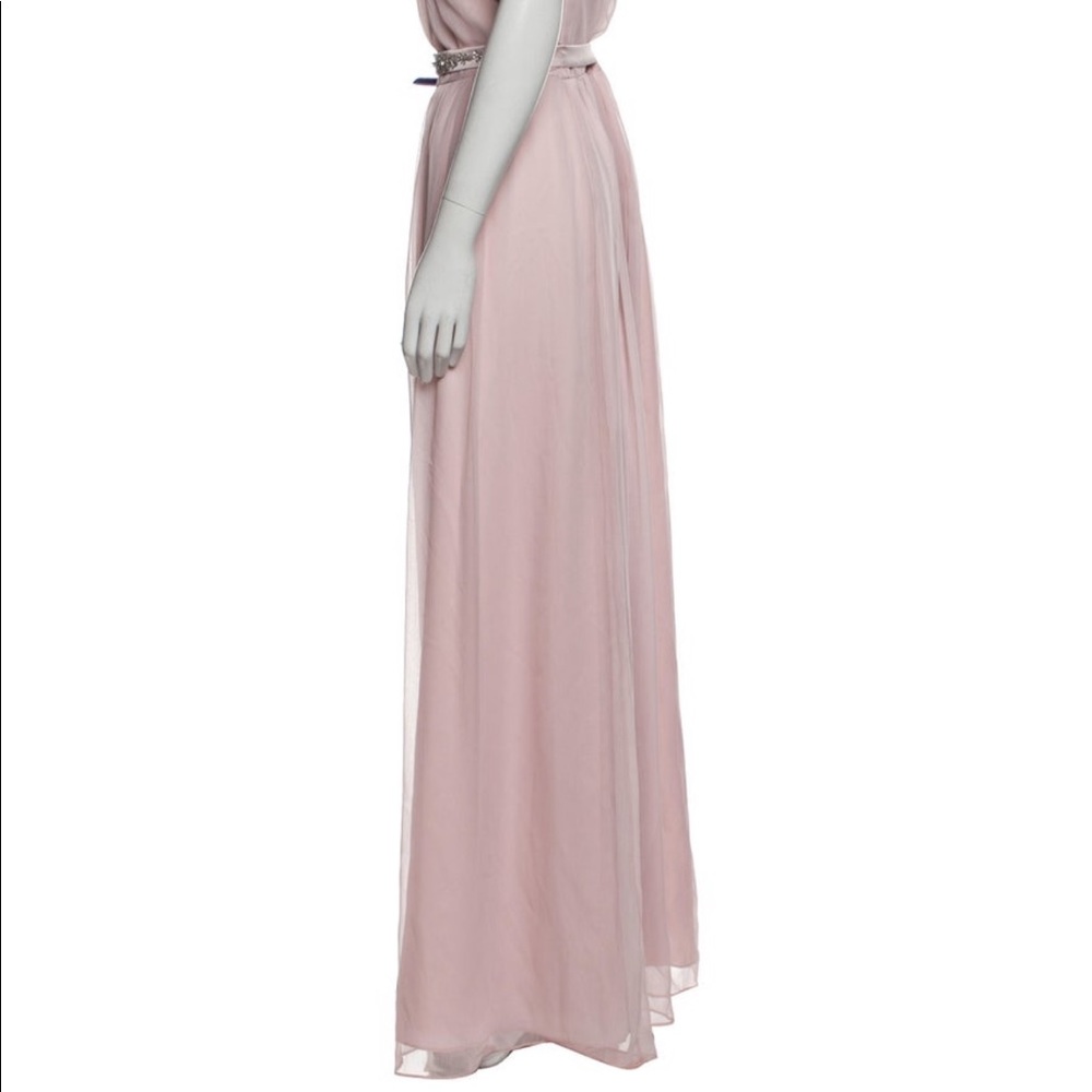💕 Lela Rose pink chiffon evening gown. Size 16💕 - Picture 3 of 10